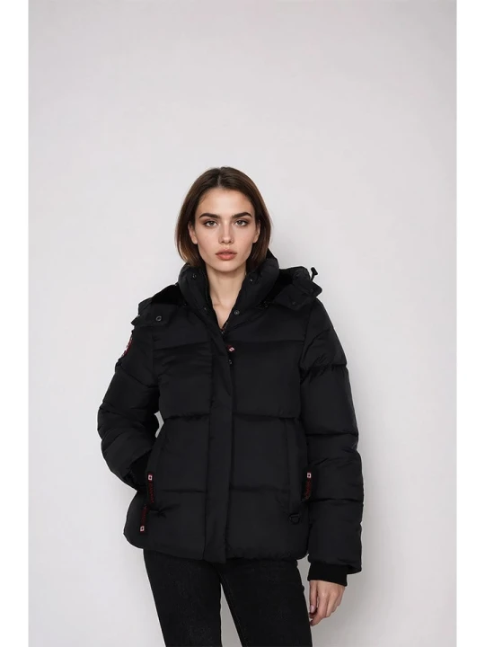 Zdjęcie produktu CANADA weather gear Kurtka zimowa w kolorze czarnym rozmiar: M