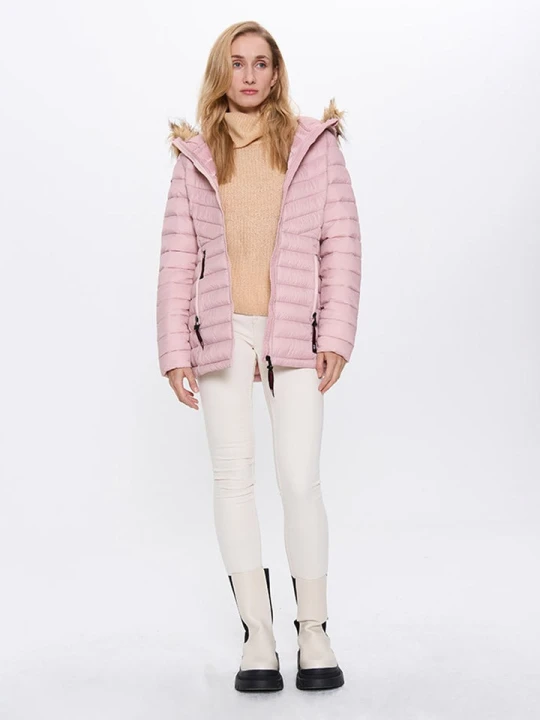 Zdjęcie produktu CANADA weather gear Kurtka zimowa w kolorze jasnoróżowym rozmiar: M