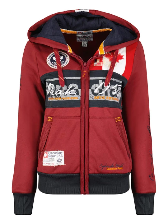 Zdjęcie produktu Canadian Peak Bluza "Face" w kolorze czerwonym rozmiar: XXL