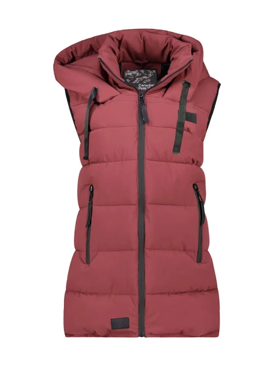 Zdjęcie produktu Canadian Peak Kamizelka pikowana "Dolbeak" w kolorze bordowym rozmiar: XXL