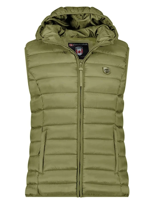 Zdjęcie produktu Canadian Peak Kamizelka pikowana "Vakitaleak" w kolorze zielonym rozmiar: XXL