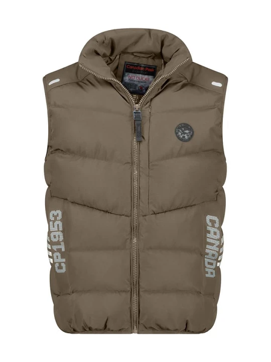 Zdjęcie produktu Canadian Peak Kamizelka pikowana "Vincenteak" w kolorze khaki rozmiar: XXL