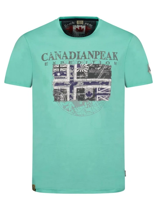 Zdjęcie produktu Canadian Peak Koszulka "Jaloneak" w kolorze turkusowym rozmiar: S