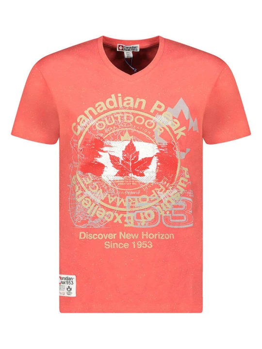Zdjęcie produktu Canadian Peak Koszulka "Japple" w kolorze czerwonym rozmiar: S