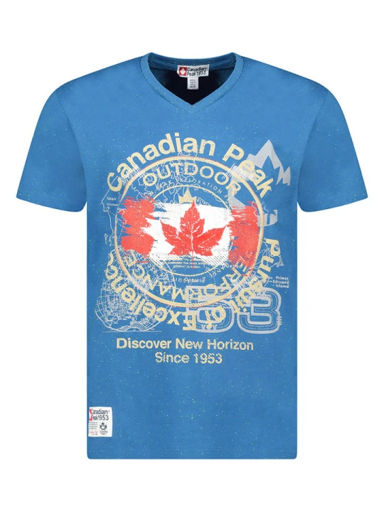 Zdjęcie produktu Canadian Peak Koszulka "Japple" w kolorze niebieskim rozmiar: S