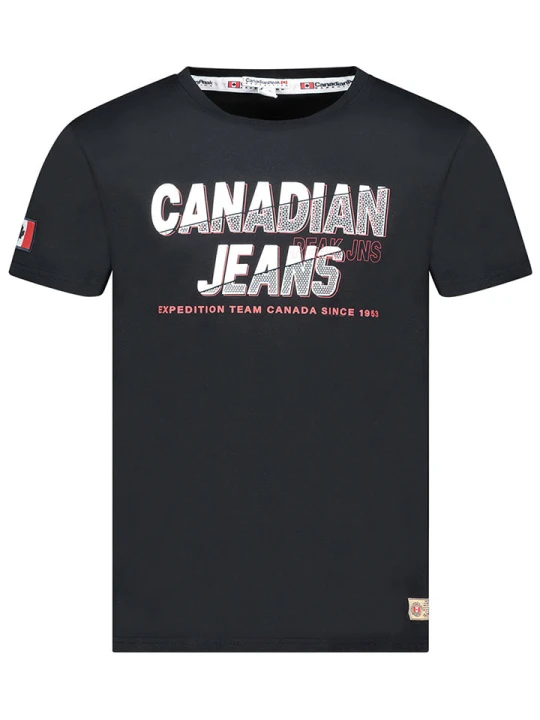 Zdjęcie produktu Canadian Peak Koszulka "Jaspereak" w kolorze czarnym rozmiar: S