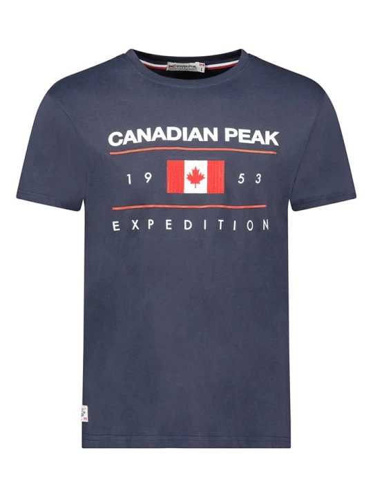Zdjęcie produktu Canadian Peak Koszulka "Jezoleak" w kolorze granatowym rozmiar: XXL