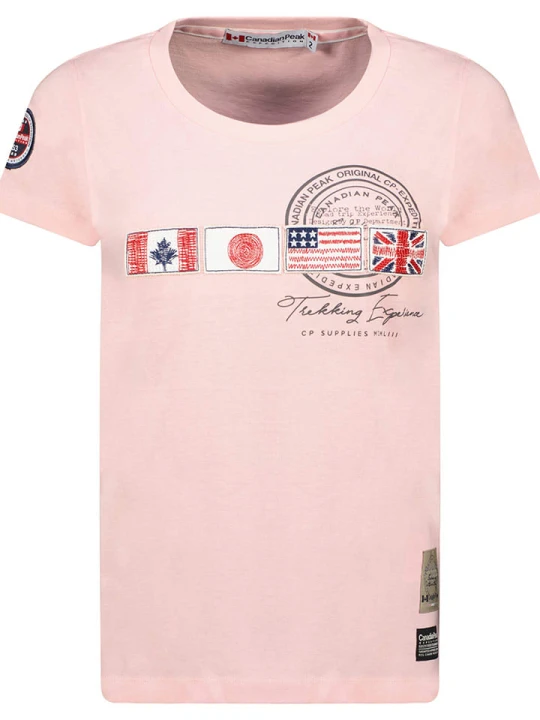 Zdjęcie produktu Canadian Peak Koszulka "Jorameak" w kolorze jasnoróżowym rozmiar: M