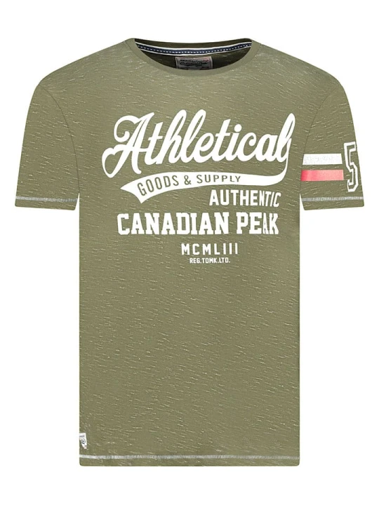 Zdjęcie produktu Canadian Peak Koszulka "Jortlabeak" w kolorze khaki rozmiar: 164