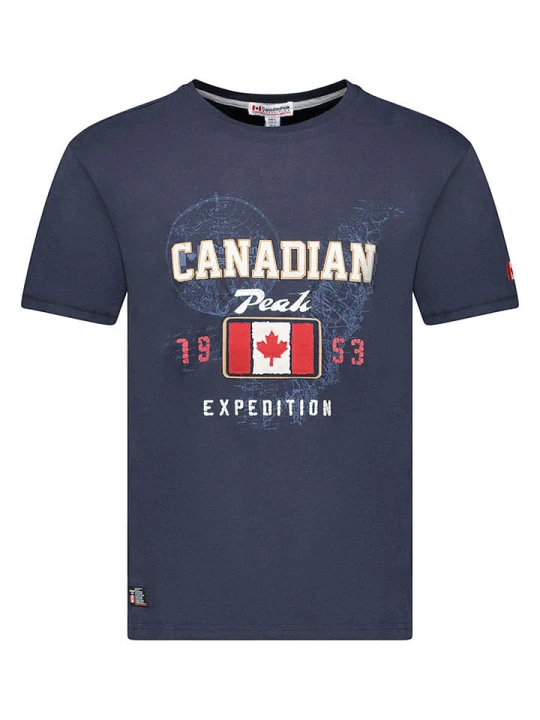 Zdjęcie produktu Canadian Peak Koszulka "Juitreak" w kolorze granatowym rozmiar: 152