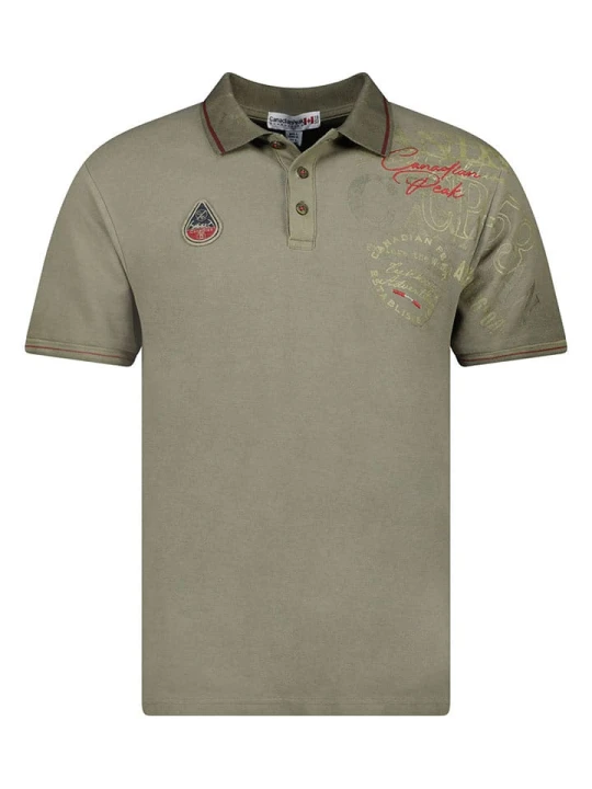 Zdjęcie produktu Canadian Peak Koszulka polo "Kadventureak" w kolorze khaki rozmiar: L