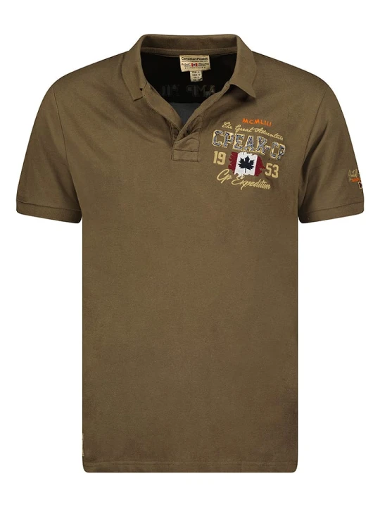 Zdjęcie produktu Canadian Peak Koszulka polo "Kapriceak" w kolorze khaki rozmiar: XL