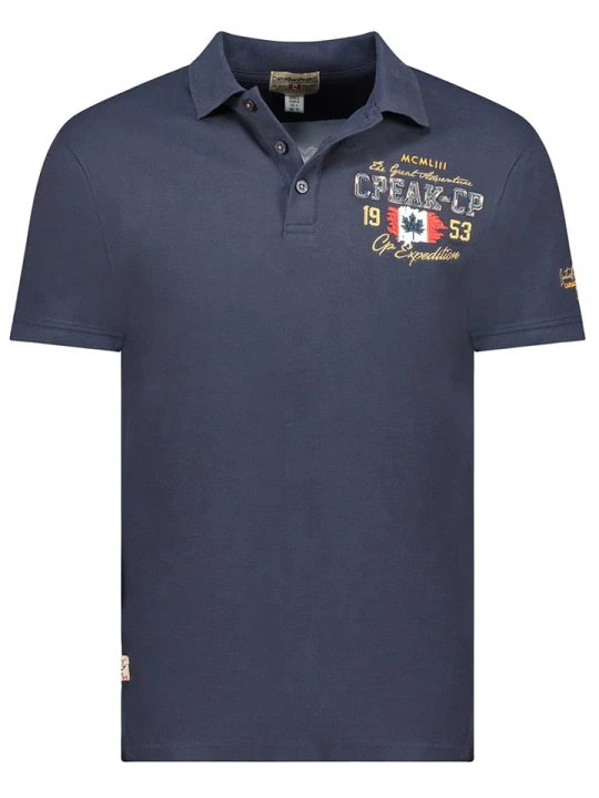 Zdjęcie produktu Canadian Peak Koszulka polo "Kapucineak" w kolorze granatowym rozmiar: XXL