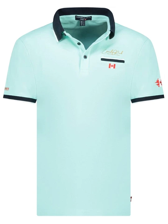 Zdjęcie produktu Canadian Peak Koszulka polo "Kareak" w kolorze miętowym rozmiar: S