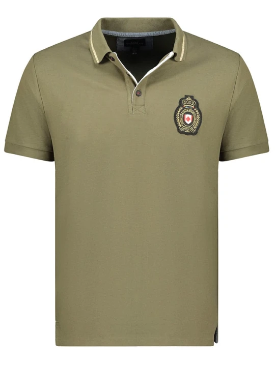 Zdjęcie produktu Canadian Peak Koszulka polo "Kariteak" w kolorze khaki rozmiar: S