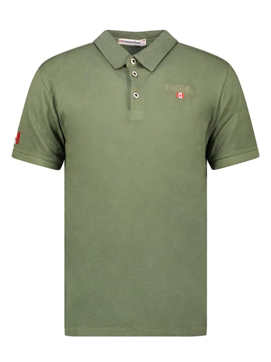 Zdjęcie produktu Canadian Peak Koszulka polo "Karseak" w kolorze khaki rozmiar: M