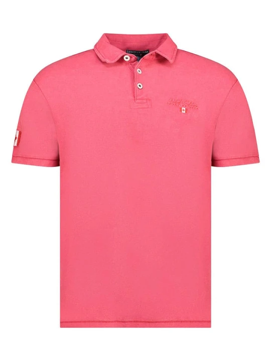 Zdjęcie produktu Canadian Peak Koszulka polo "Karseak" w kolorze różowym rozmiar: S