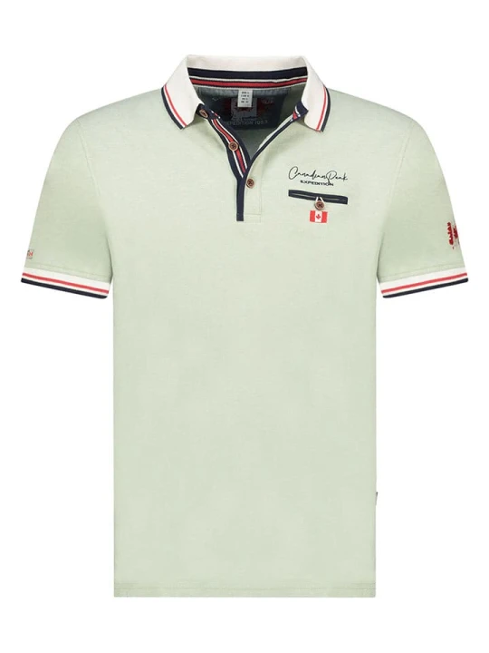 Zdjęcie produktu Canadian Peak Koszulka polo "Kblendeak" w kolorze zielonym rozmiar: S