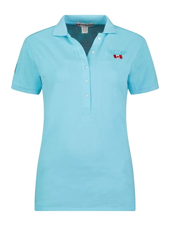 Zdjęcie produktu Canadian Peak Koszulka polo "Kellyeak" w kolorze błękitnym rozmiar: XXL