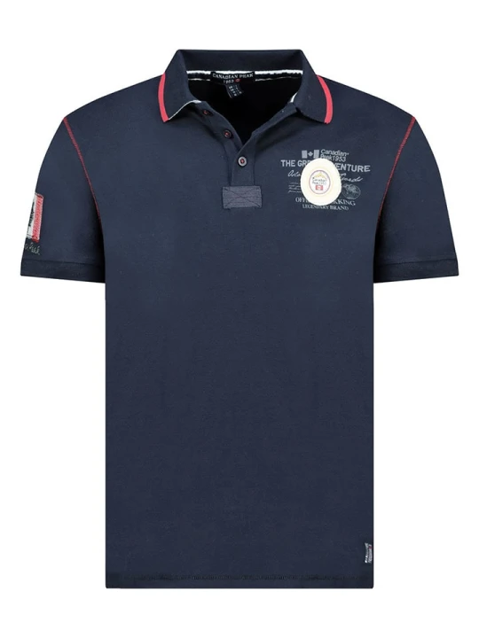 Zdjęcie produktu Canadian Peak Koszulka polo "Kilsvikeak" w kolorze granatowym rozmiar: S
