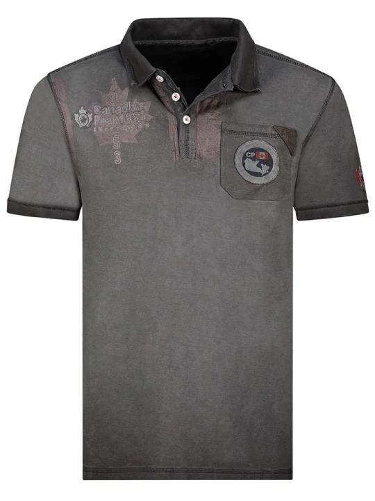 Zdjęcie produktu Canadian Peak Koszulka polo "Kimaceak" w kolorze antracytowym rozmiar: XXL