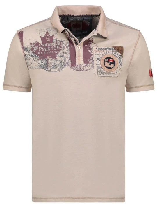 Zdjęcie produktu Canadian Peak Koszulka polo "Kimaceak" w kolorze beżowym rozmiar: S