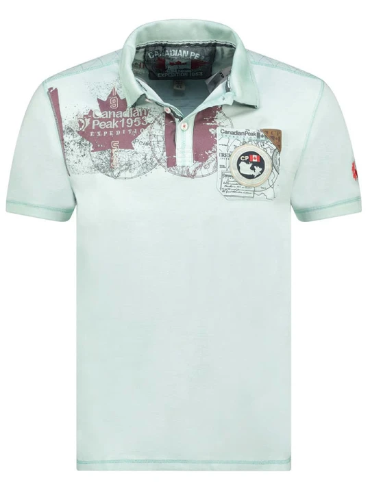 Zdjęcie produktu Canadian Peak Koszulka polo "Kimaceak" w kolorze błękitnym rozmiar: S