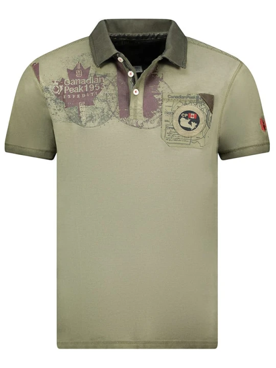 Zdjęcie produktu Canadian Peak Koszulka polo "Kimaceak" w kolorze khaki rozmiar: S