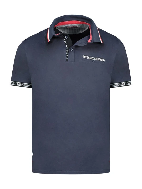 Zdjęcie produktu Canadian Peak Koszulka polo "Klarkeak" w kolorze granatowym rozmiar: S