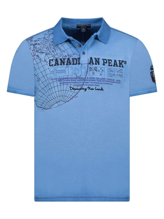 Zdjęcie produktu Canadian Peak Koszulka polo "Kobias" w kolorze niebieskim rozmiar: S