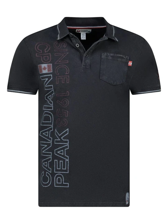 Zdjęcie produktu Canadian Peak Koszulka polo "Konakreak" w kolorze czarnym rozmiar: M