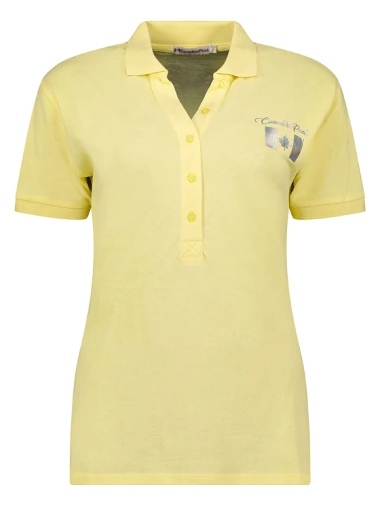 Zdjęcie produktu Canadian Peak Koszulka polo "Koqueleak" w kolorze żółtym rozmiar: XXL
