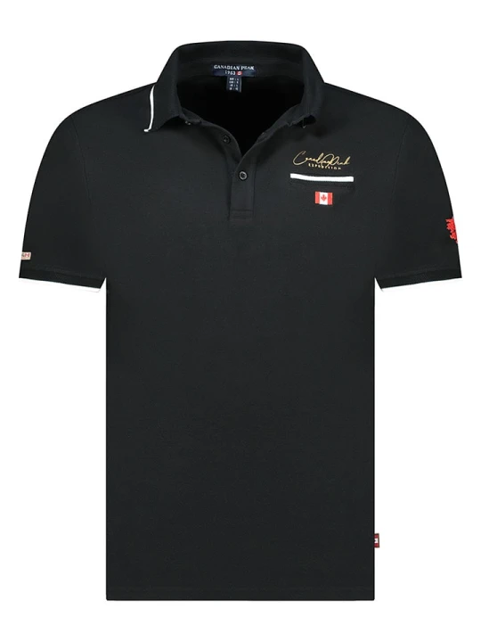 Zdjęcie produktu Canadian Peak Koszulka polo w kolorze czarnym rozmiar: M