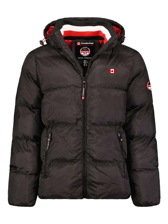 Zdjęcie produktu Canadian Peak Kurtka pikowana "Anceleak" w kolorze czarnym rozmiar: 128