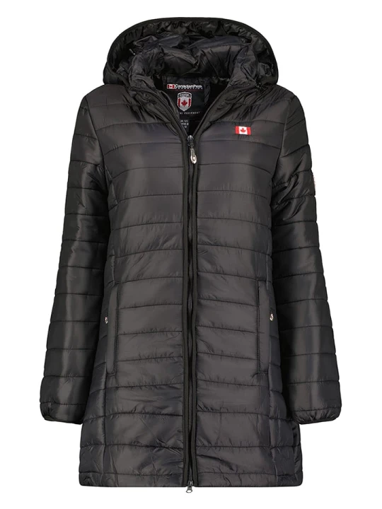 Zdjęcie produktu Canadian Peak Kurtka pikowana "Atikeak" w kolorze czarnym rozmiar: 128