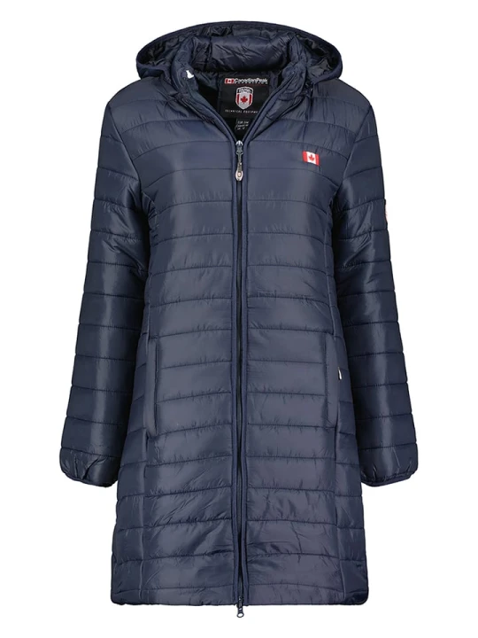 Zdjęcie produktu Canadian Peak Kurtka pikowana "Atikeak" w kolorze granatowym rozmiar: 140