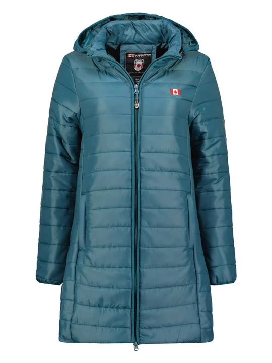 Zdjęcie produktu Canadian Peak Kurtka pikowana "Atikeak" w kolorze morskim rozmiar: S