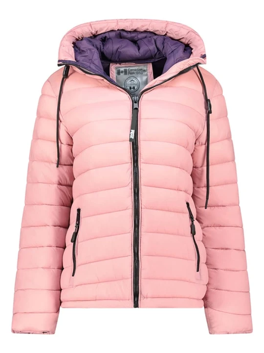 Zdjęcie produktu Canadian Peak Kurtka pikowana "Azuleak" w kolorze jasnoróżowym rozmiar: 3XL