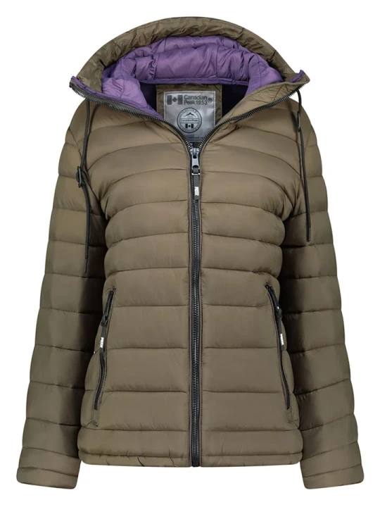 Zdjęcie produktu Canadian Peak Kurtka pikowana "Azuleak" w kolorze khaki rozmiar: 3XL