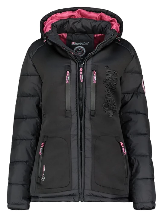 Zdjęcie produktu Canadian Peak Kurtka zimowa "Beachweak" w kolorze czarnym rozmiar: XL