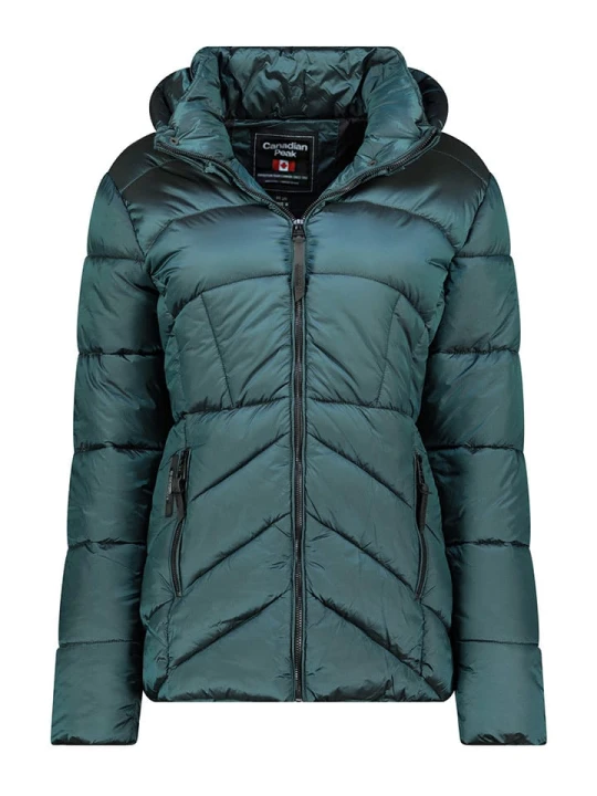 Zdjęcie produktu Canadian Peak Kurtka zimowa "Blancheak" w kolorze zielonym rozmiar: XXL