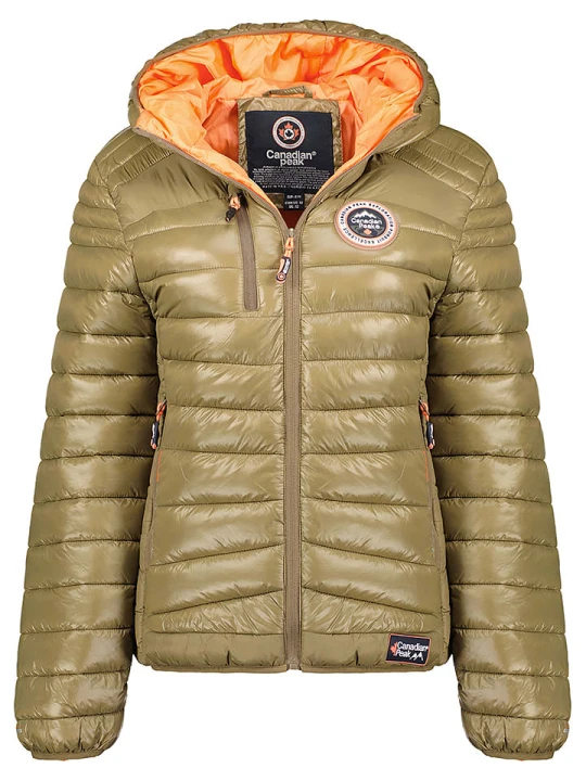 Zdjęcie produktu Canadian Peak Kurtka pikowana "Briouteaka" w kolorze szarobrązowym rozmiar: XL