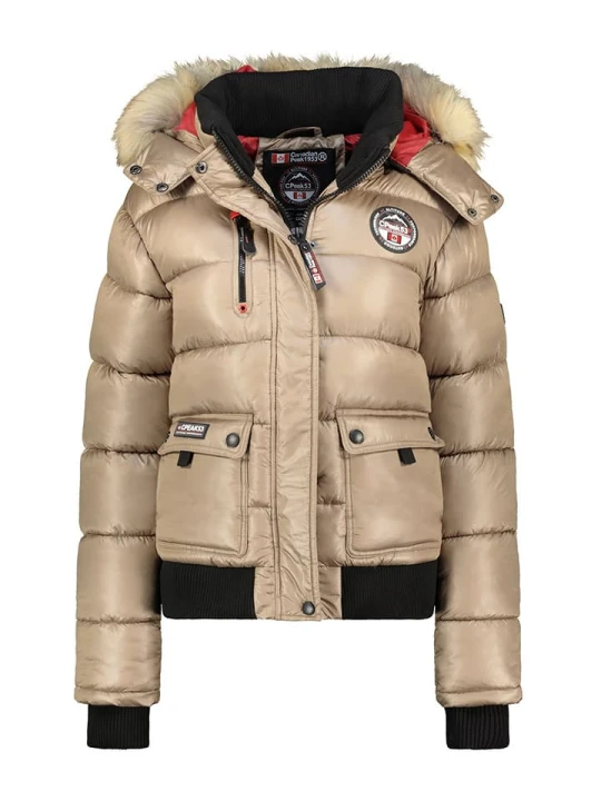Zdjęcie produktu Canadian Peak Kurtka pikowana "Bugseak" w kolorze beżowym rozmiar: XXL