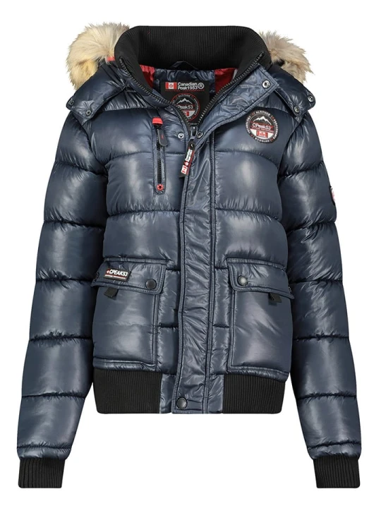 Zdjęcie produktu Canadian Peak Kurtka zimowa "Bugseak" w kolorze granatowym rozmiar: XXL