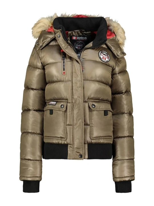 Zdjęcie produktu Canadian Peak Kurtka zimowa "Bugseak" w kolorze khaki rozmiar: XXL