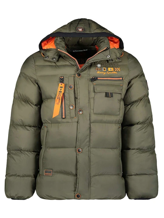 Zdjęcie produktu Canadian Peak Kurtka pikowana "Counteak" w kolorze khaki rozmiar: 3XL