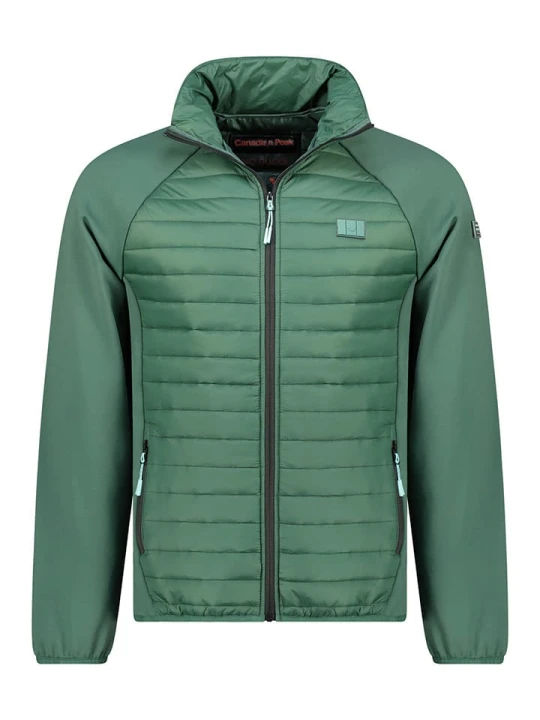 Zdjęcie produktu Canadian Peak Kurtka polarowa "Touroeak" w kolorze zielonym rozmiar: 3XL