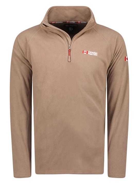 Zdjęcie produktu Canadian Peak Kurtka polarowa "Tugeak" w kolorze beżowym rozmiar: S