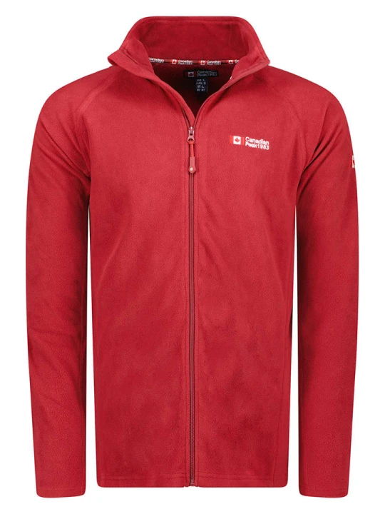 Zdjęcie produktu Canadian Peak Kurtka polarowa "Tugeak" w kolorze bordowym rozmiar: 3XL