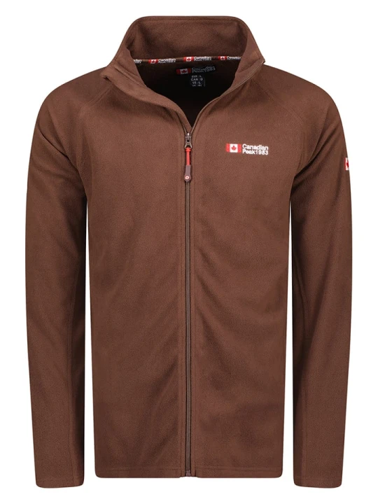 Zdjęcie produktu Canadian Peak Kurtka polarowa "Tugeak" w kolorze brązowym rozmiar: 3XL